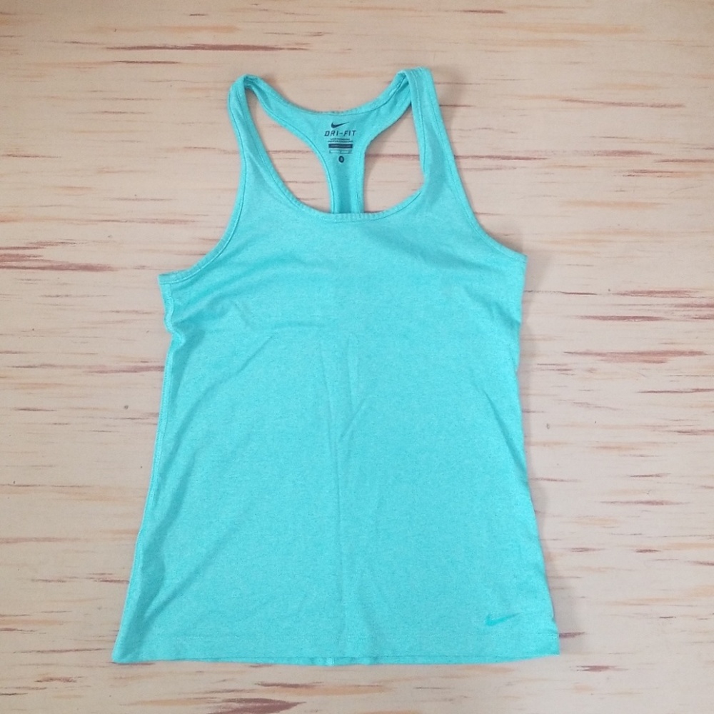 Nike Dri-fit turquoise racerback tank